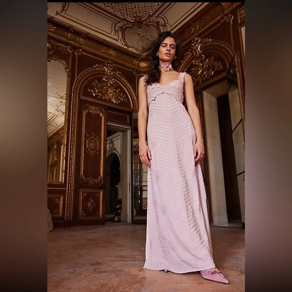 FREE PEOPLE Coastal Treasures Maxi Dress - Picture 1 of 2